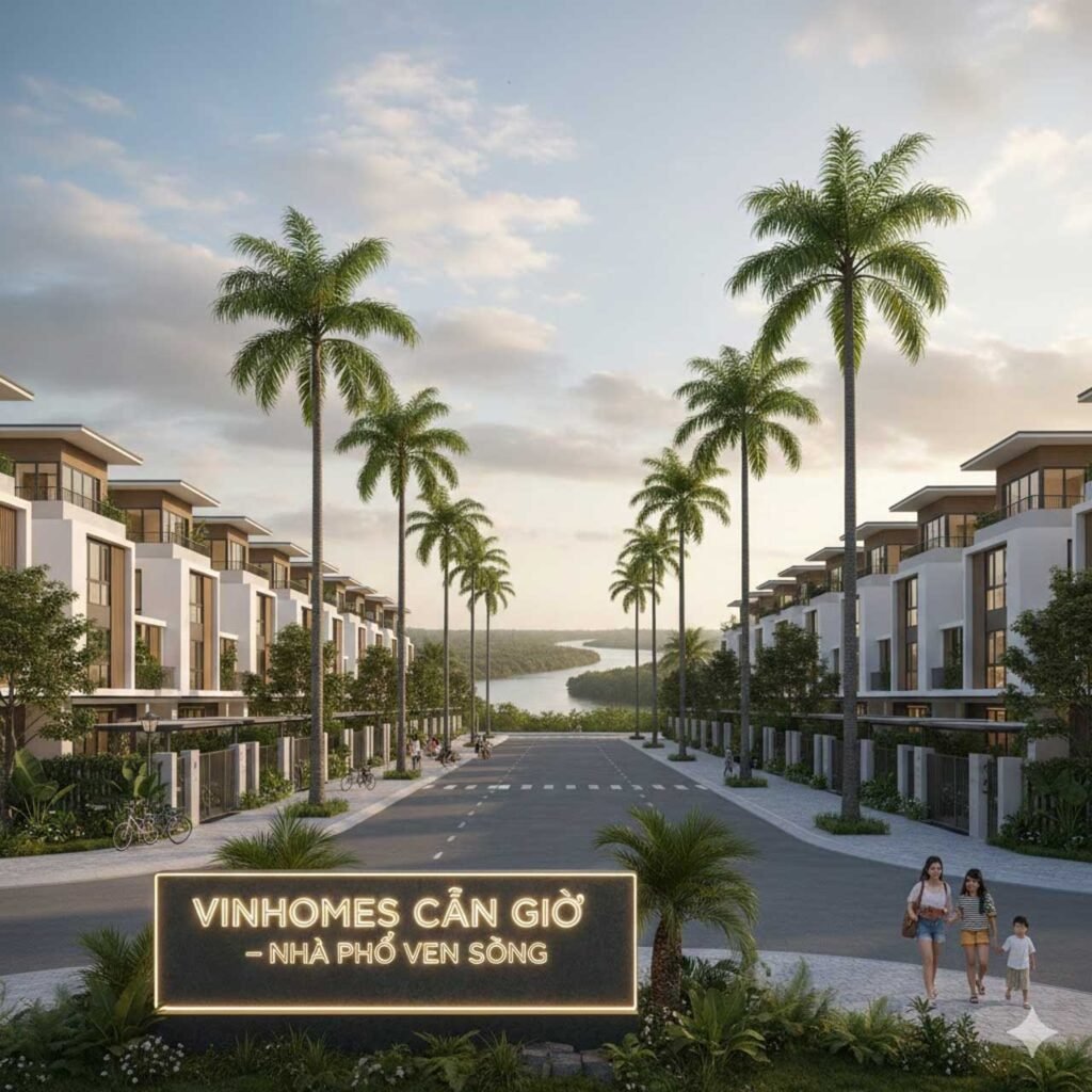 Ảnh minh hoạ nhà phố Vinhomes Cần Giờ