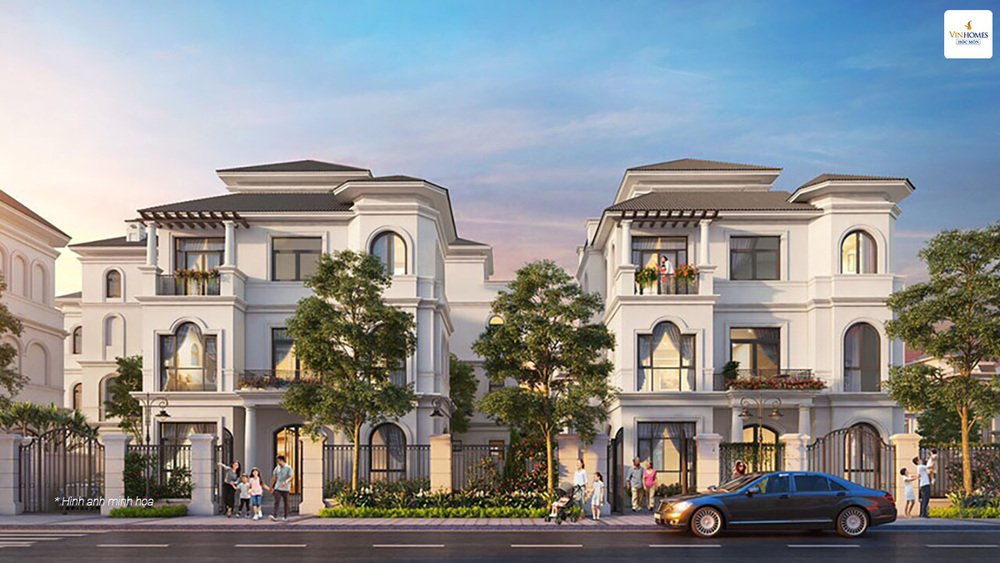 Biệt thự Vinhomes Hóc Môn có không gian sang trọng, riêng tư