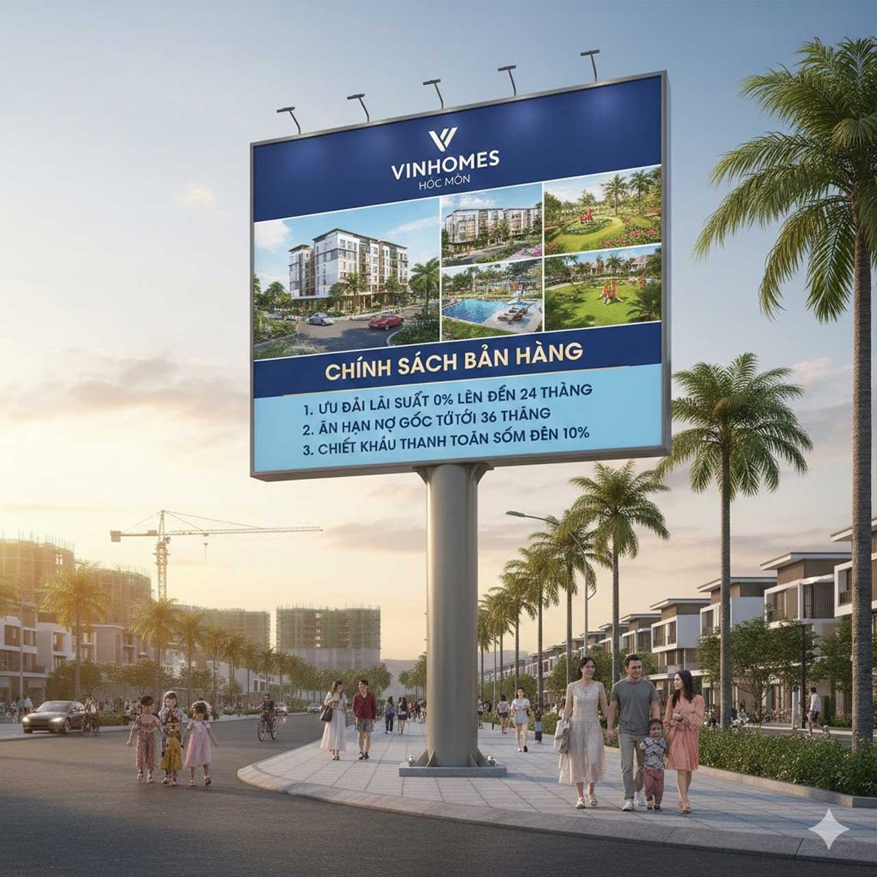 Chính sách bán hàng Vinhomes Hóc Môn