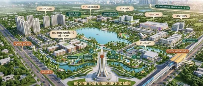 Ảnh minh hoạ hệ sinh thái vingroup hóc môn