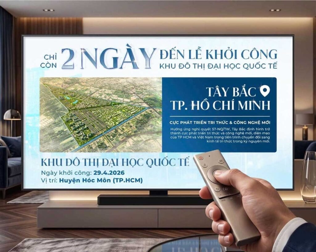 Khởi công khu đô thị đại học quốc tế tại Hóc Môn