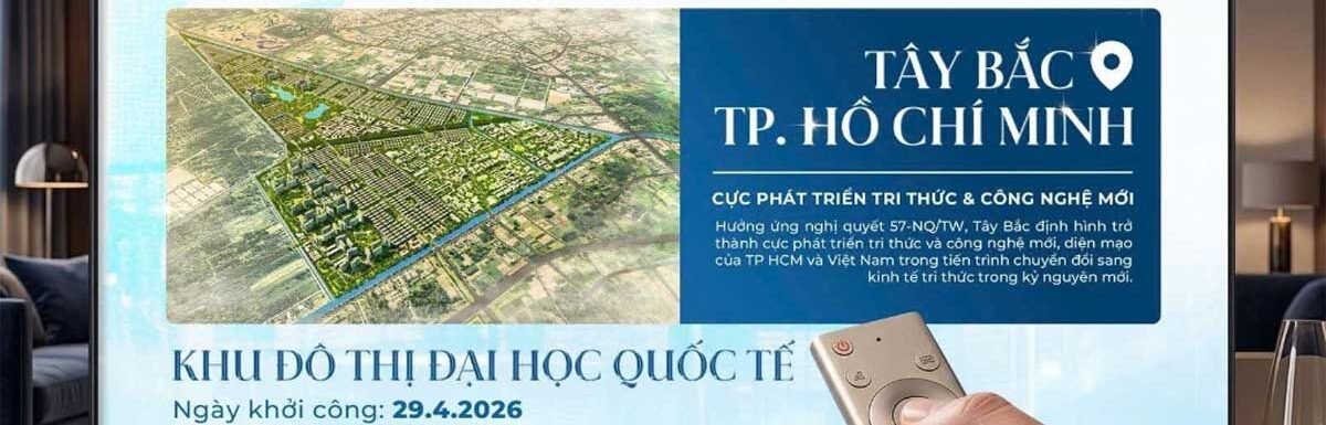 Khởi công khu đô thị đại học quốc tế tại Hóc Môn