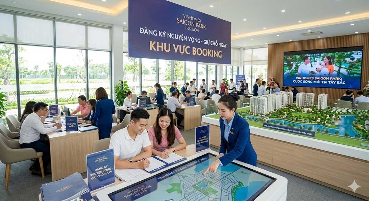Booking Vinhomes Saigon Park Hóc Môn