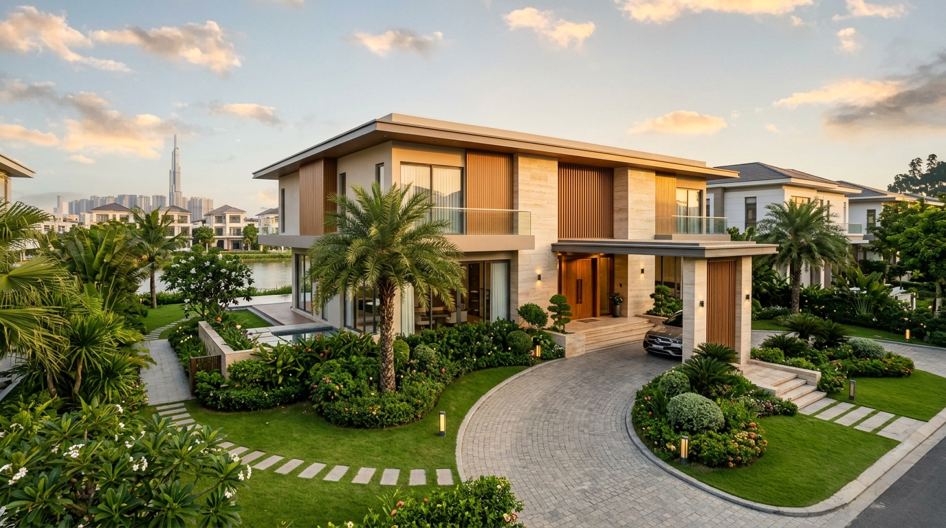 Biệt thự Vinhomes Saigon Park Hóc Môn cho thuê — ảnh minh họa